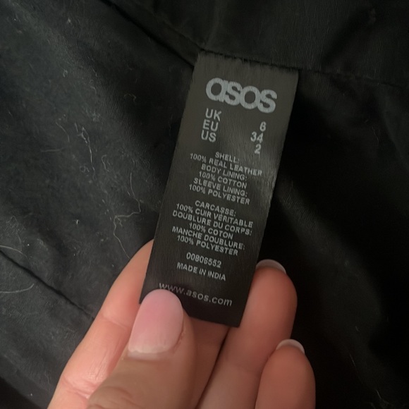 Genuine leather ASOS jacket - Picture 4 of 8